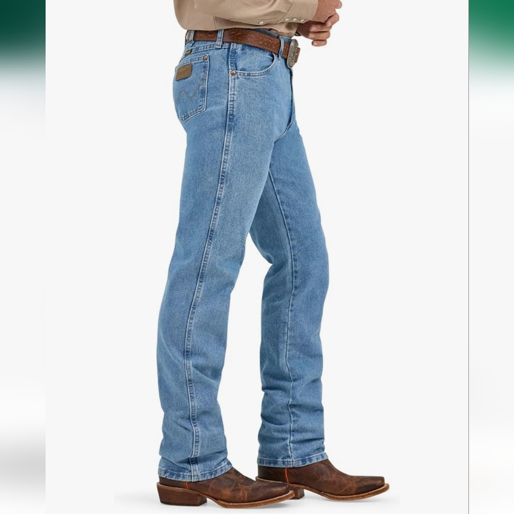 Wrangler NWT Men's Cowboy Cut Original Fit 38 X 30 Jeans Antique Wash
